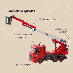Машинка-конструктор Otamanko Автоконструктор Пожежна драбина - мініатюра 2