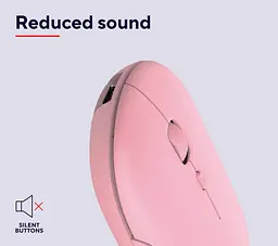 Миша Trust Puck Rechargeable Wireless Ultra-Thin Silent Pink (24125) [93106] - мініатюра 6