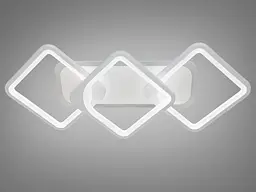 Світлодіодна люстра квадрати з пультом 8060/2+1WH LED 3 - мініатюра 4