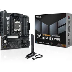 Материнська плата Asus TUF Gaming B850M-E WIFI sAM5 B850 4xDDR5 M.2 HDMI DP WiFi BT mATX - мініатюра 8