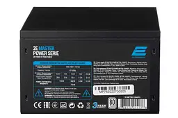 Блок живлення 2E 750 Вт Master Power, Black, ATX, 80 Plus, Active PFC, 120 мм, 3xMolex / 5xSATA / 4xPCI-E 6+2-pin / 1xMB 20+4-pin / 1xCPU 4+4-pin, захист OVP/SCP/OPP/OCP (2E-MP750-120APFC) - мініатюра 3