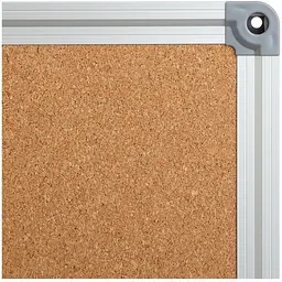 Дошка коркова Buromax 100x150 см алюмінієва рамка (BM.0051) - мініатюра 2