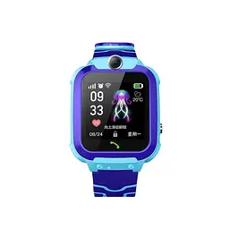 Смарт-годинник XO H100 Kids Smart Watch 2G Блакитний - мініатюра 5