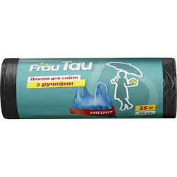 Пакети для сміття Frau Tau з ручками 35 л 25 шт. (4820263231944)