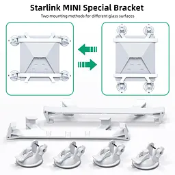Автомобільне кріплення на присосках для Starlink Mini RZ-0187 тримач в авто (19237) - мініатюра 8