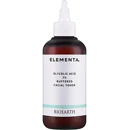 Тоник для лица Bioearth Elementa Glycolic Acid 7% Buffered Facial Toner 200 мл