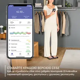 Ваги підлогові Tefal Goodvibes Life+ сині (BM9720F0) - мініатюра 6