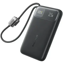 Портативний ЗП Power Bank Baseus EnerFill FC11 PD22.5W with cable 10000 mAh (E0027R) Cosmic Black