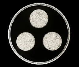 Люстра стельова LED Splendid Ray L2973/470/3+1, 4 лампи, 220В, чорний метал, сучасний стиль з пультом, димер - мініатюра 5
