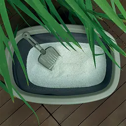Stefanplast Sprint Green Line -ЕКО-туалет відкритий з гігієнічним обідком для котів 31x43x14 см - мініатюра 2