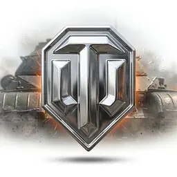 Наклейка силіконова W.O.T World of Tanks Хром 7 х 9 см 1 шт