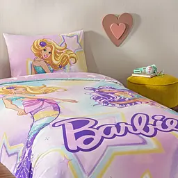 Підлітковий комплект Disney Barbie Mermaid Ранфорс / простирадло на резинці Tac pbe0051181 - мініатюра 2