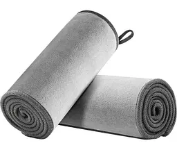 Рушники з мікрофібри для автомобіля Baseus Easy 40x40 см, 2 шт Grey (CRXCMJ-0G) - мініатюра 2