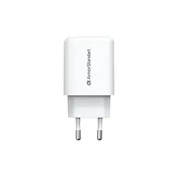 Зарядний пристрій ArmorStandart AR-T252WEU 25W GaN USB-C+ USB-A White (ARM89532) - мініатюра 2