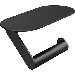 Тримач паперу з поличкою Hansgrohe WallStoris 23.0 x 10.0 x 9.7 см Matt Black 27928670 Чорний матовий