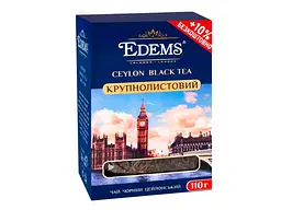 Чай фасований чорний Еdems 110 г Крупнолистовий