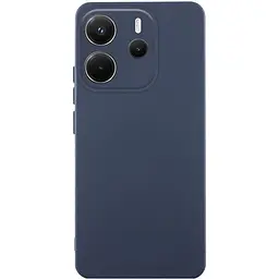 Чохол Silicone Cover Ummi Lakshmi Full Camera (AA) для Xiaomi Redmi Note 14 4G (Int. version) Синій / Midnight Blue