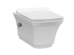 Унітаз підвісний з функцією біде Idevit Neo Classic IdeRimless з кришкою Soft Close SETK3304-0617-001-1-6000, Білий