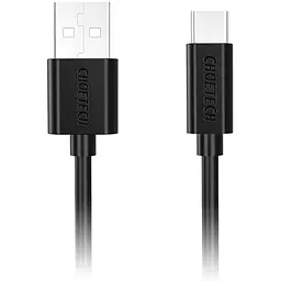 Кабель USB 2.0 AM-Type-C M, 3 м, 18W PVC чорний Choetech