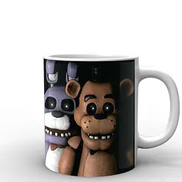 Кухоль GeekLand Five Nights At Freddys П'ять ночей з Фредді постер FN.02.003.119 330 мл білий - мініатюра 2