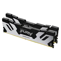 Оперативна пам'ять Kingston Fury 96GB (2x48GB) DDR5 6400MHz Renegade Silver XMP (ex.HyperX) (KF564C32RSK2-96)