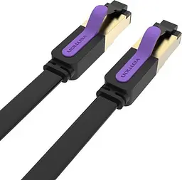 Патч-корд Vention CAT7 SSTP Ethernet, 2 м, чорний (ICABF) - мініатюра 2