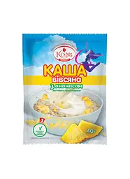 Каша вівсяна з ананасом миттєвого приготування Козуб продукт 40 г