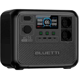Зарядна станція BLUETTI AC70 1000W [110289] - мініатюра 3