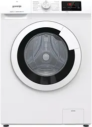 Пральна машина Gorenje з фронтальним завантаженням WHE60SFS, 6кг, 1000, A+++, Пар, глибина 46см, Дисплей, Білий (WHE60SFS)