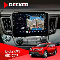 Штатна магнітола Toyota RAV4 2013-2019 Decker D10-011 4x64, DSP, 4G, 360 Decker (НФ-00006573)