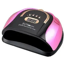 UV/LED-лампа для манікюру SUN X Plus 256W — професійна лампа для сушіння гель-лаку з дисплеєм і сенсором руки
