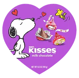 Шоколадні цукерки Hershey's Kisses Valentine's Day Milk Chocolate Snoopy and Friends 269г - мініатюра 7