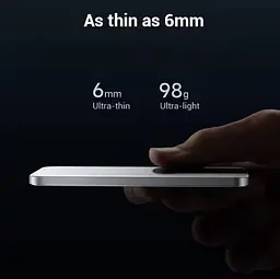 Павербанк Xiaomi Jinshajiang Ultra-thin Magnetic Power Bank 5000mAh 22.5W (MDY-20-EB) - мініатюра 3