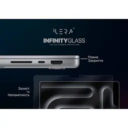 Захисне скло iLera Glass Screen Protector для MacBook Air 13 2022-2025 [iLMCGL01] [137324] - мініатюра 4
