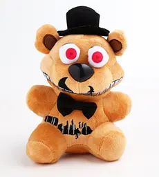 М'яка плюшева іграшка П'ять ночей із Фредді, кошмарний Фредді Freddy 22 см, Аніматроніки, ФНАФ