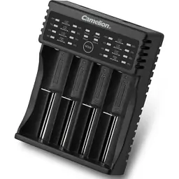 Зарядний пристрій для акумуляторів Camelion Univercal charger for Ni-MH 1.2V, Li-Fe 3.2V, Li-Ion 3.7 to 3.85V, Input DC 5V-2A (LBC-321) - мініатюра 2