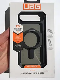 Оригінальний протиударний чохол для iPhone AIR UAG Plasma XTE MagSafe Black 114525114034 з підставкою - мініатюра 2