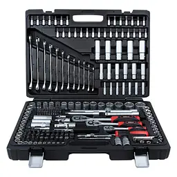 Набір насадок торцевих і біт Ultra 1/4", 3/8", 1/2" 216 шт CrV Taiwan (6003262) - мініатюра 4