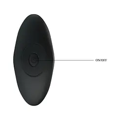 Анальна пробка - Pretty Love Anal Plug Vibrating Massager Black Baile BI-040067 89334 - мініатюра 4