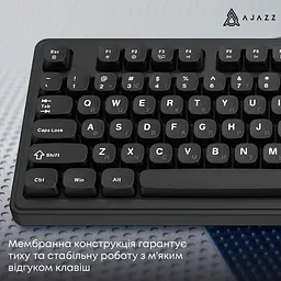 Провідна ігрова клавіатура Ajazz AF-B-98 USB Black - мініатюра 10