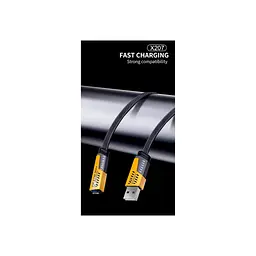 Дата кабель USB-C + USB-A to Lightning+USB-C 1.0m 65W X207 black WUW (6972573336524) - мініатюра 4