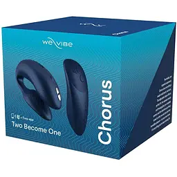 Смарт-вібратор для пар We-Vibe Chorus Cosmic Blue сенсорне керування вібраціями стисненням пульта - мініатюра 9