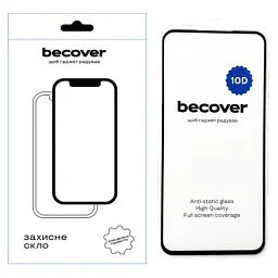 Скло захисне BeCover Samsung Galaxy A54 5G SM-A546 10D Black (711354)