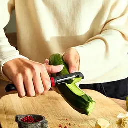Овочечистка Tefal Ingenio+ вертикальна 17.3 см червоно-чорний (K1992034) - мініатюра 3