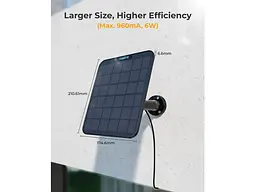 Сонячна панель Reolink Solar Panel 2 Black - мініатюра 3
