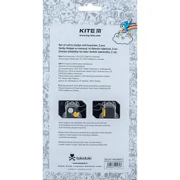 Бейдж Kite набір на липучці та підвіска tokidoki (TK24-3010-2) - мініатюра 4