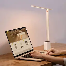 Настільна лампа Baseus Smart Eye Series Charging Folding (DGZG-02) White [67874] - мініатюра 7