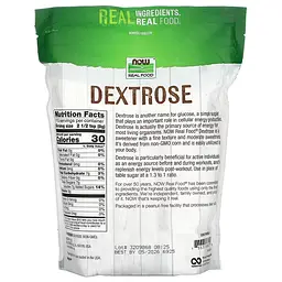 NOW Декстроза, Dextrose - 907 г - мініатюра 2