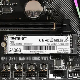 SSD накопичувач Patriot P310 240GB (P310P240GM28) [151757] - мініатюра 8