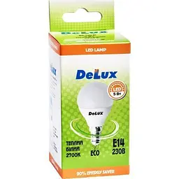 Лампочка Delux BL50P 5 Вт 2700K 220В E14 (90002758) - мініатюра 3